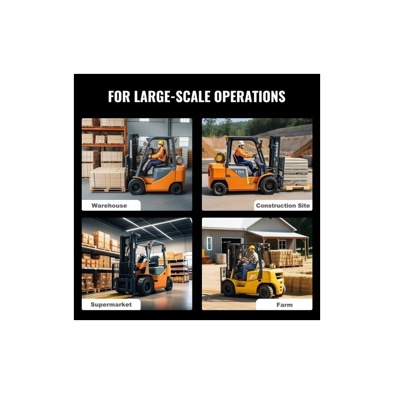 Trukkipiikin jatkeet Q235 hiiliteräs 2440 mm 125 mm leveys 1 pari