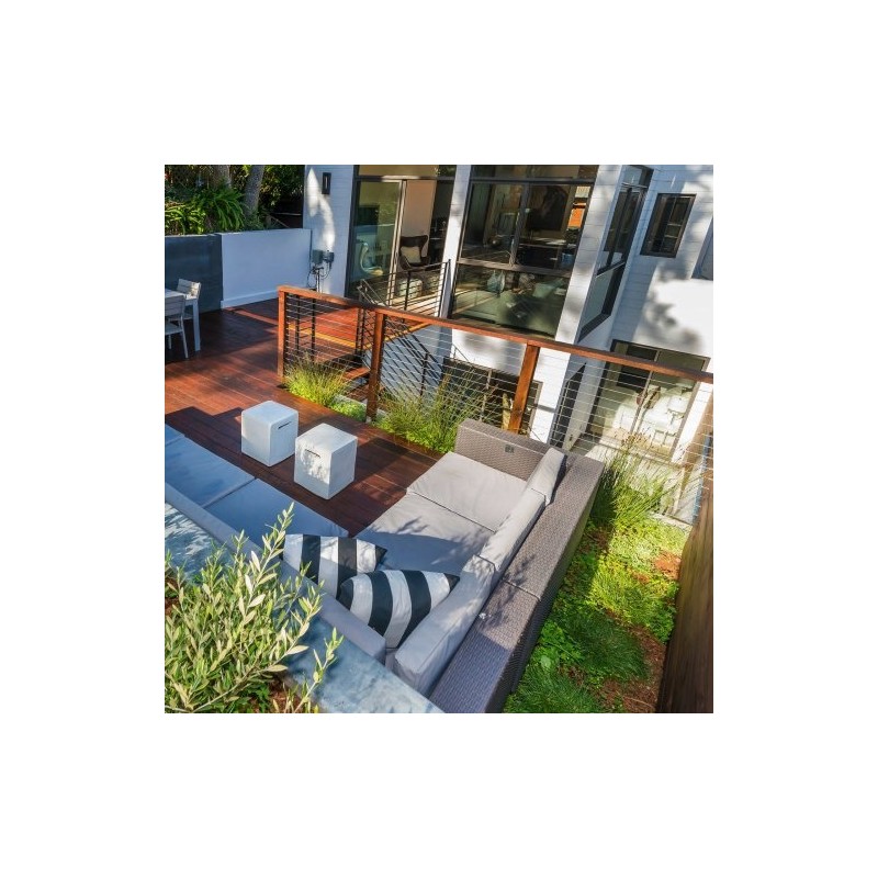 Kaidepakkaus 30 kappaletta T316-ruostumattomasta teräksestä 3,2 mm kaapelille 0–180 asteen säädettävä