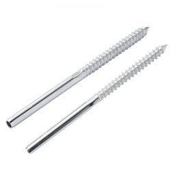 Kaapelin kaideasennussarja 122 osaa T316 ruostumaton teräs 3,2 mm puupylväisiin