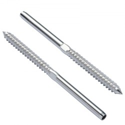 Kaapelin kaideasennussarja 122 osaa T316 ruostumaton teräs 3,2 mm puupylväisiin