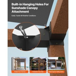 Pergolan kulmarautasarja 6x6 sisämitat 5,6x5,6 2 mm hiiliteräs 8 kpl ulkorakenteisiin