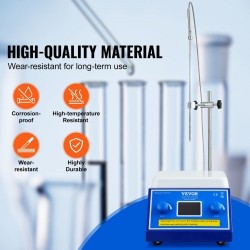 Magneettinen sekoituslevy valettu alumiinipinta 5000 millilitraa 300 asteeseen 0–2000 kierrosta minuutissa