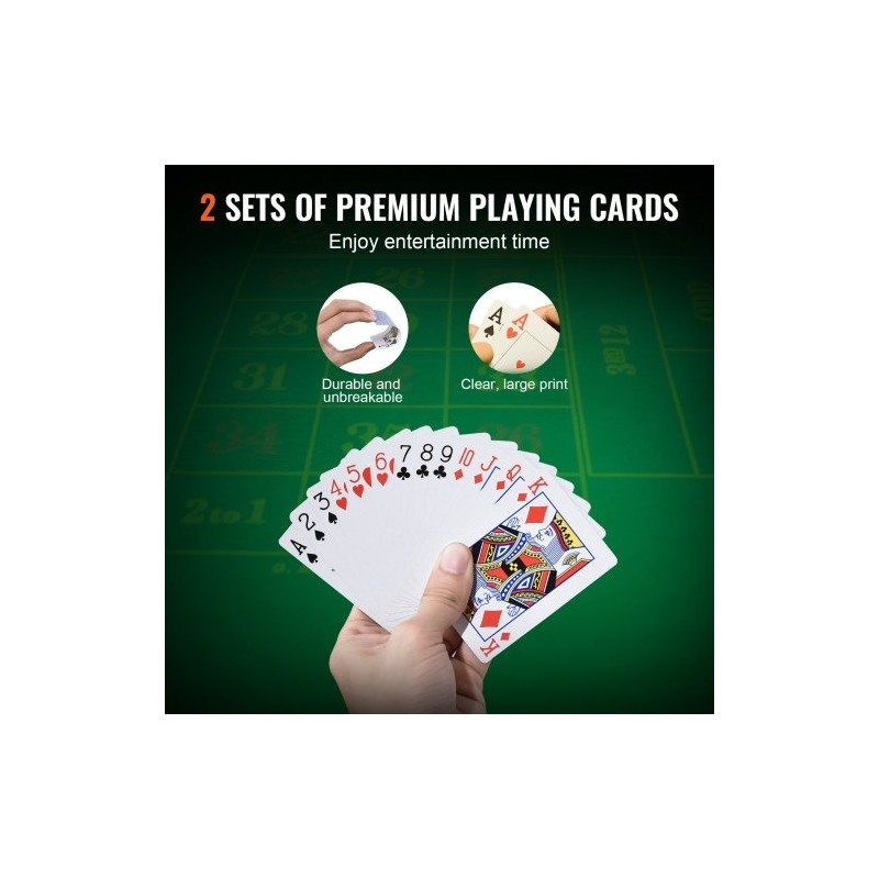 Pokerisetti 300 kappaletta 11,5 gramman kasinotyyliset pelimerkit alumiinisalkulla pelikortit napit nopat