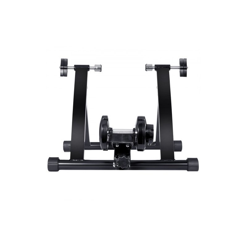 Sisäharjoitteluteline polkupyörälle hiiliteräsrunko 26–29 tuuman rengaskoko magneettivastus taittuva pikalukitus