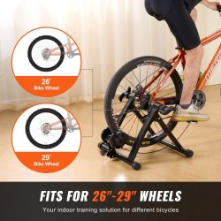 Pyörän harjoitusteline magneettinen hiiliteräs 26–29 tuuman renkaisiin 8 vastustasoa taittuva hiljainen