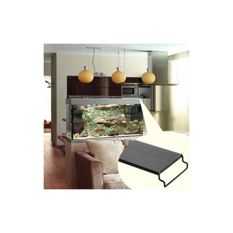 Akvaariovalo 22W täysspektrinen alumiinirunko LCD-näytöllä säädettävillä kannattimilla 24–30 tuuman akvaarioon