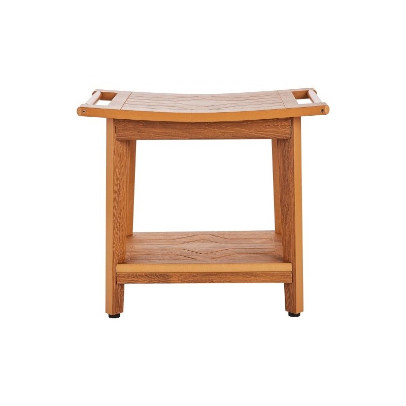 Suihkupenkki polystyreeninen 530×355×470 mm kantavuus 158,8 kg säilytystasolla