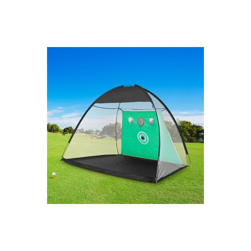 Golfharjoitusverkko 10x7 jalkaa 420D Oxford kangas lasikuitutangot sisä ja ulkokäyttöön kolme kohdealuetta