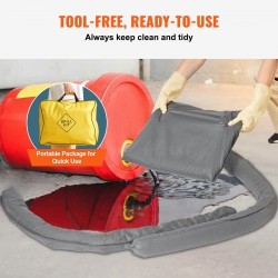 Imeytyssarja universaali 43 osaa 30 imeytysliinaa 2 sukkaa 2 patjaa kumihanskat kuljetuspussi