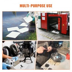 Öljynimeytysliinat polypropeeni 380 x 500 mm 100 kpl vain öljylle