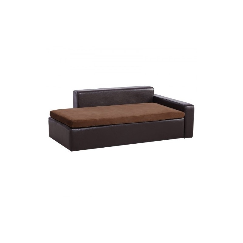 Lemmikkisohva nahkaverhoilu puurunko koirille ja kissoille 50 kg kantavuus