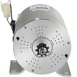 Harjaton 48V 1800W tasavirtamoottoripaketti täysin kuparikäämitys alumiinikuori nopeudensäädin kaasupoljin ja johtosarja