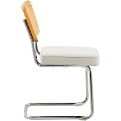 Rottinkiselkänojaiset samettiset tuolit metallirungolla neljä kappaletta pehmeällä istuintyynyllä