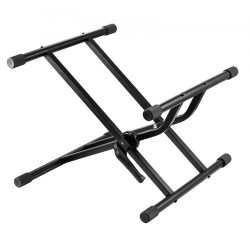 Kitaravahvistinteline teräsrakenteinen 79 83 kg kantokyky säädettävä 125 505 mm taittuva kumijalat