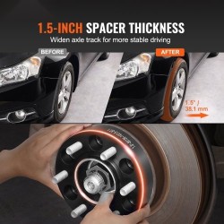 Vanteen levikkeet alumiiniseoksesta 38,1 mm 6-reikäiset 87,1 mm navalla 4 kpl