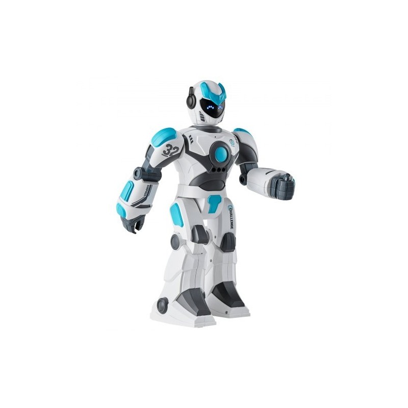 Radiolla ohjattava robotti ohjelmoitava eleohjauksella ja ääniohjauksella laulava 6–12-vuotiaille