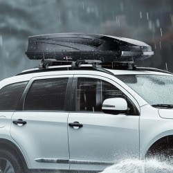 Kattoboksi ABS 488 l 18 kuutiojalkaa 75 kg kuormitus kaksipuolinen avaus