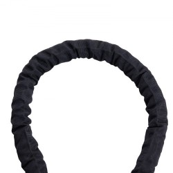 Harjoitusköysi polyesterinen 12 2 m halkaisija 38 mm musta suojasukka kiinnike