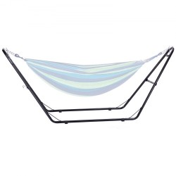 Teräsriippumattojalusta 2,4–4,1 m riippumatoille 1–2 hengelle 550 paunaa