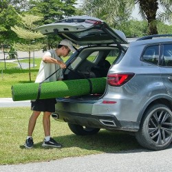 Golf-lyöntimatto 5x5ft PP-tekonurmi 15mm EVA+PE-pohja 3 kumitiitä