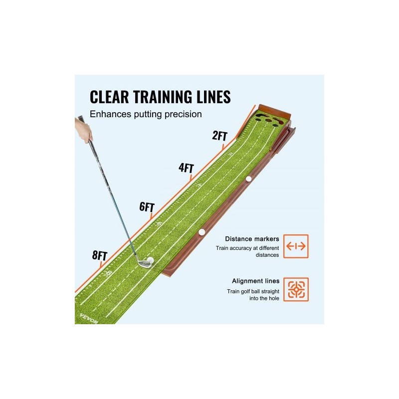 Puttausmatto kuitusamettipinta liukuestepohja 3020 mm 5 reikää 3 palloa sisäkäyttöön