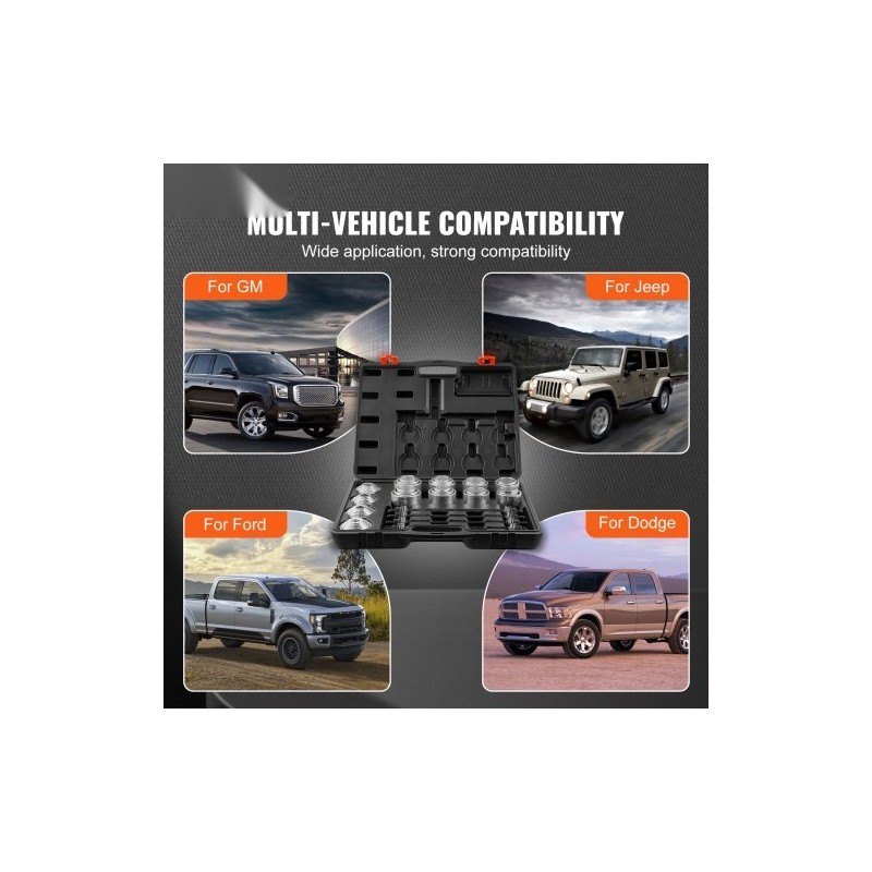 Holkkien veto ja puristussarja 28-osainen teräksinen 20 holkkia kantolaukulla