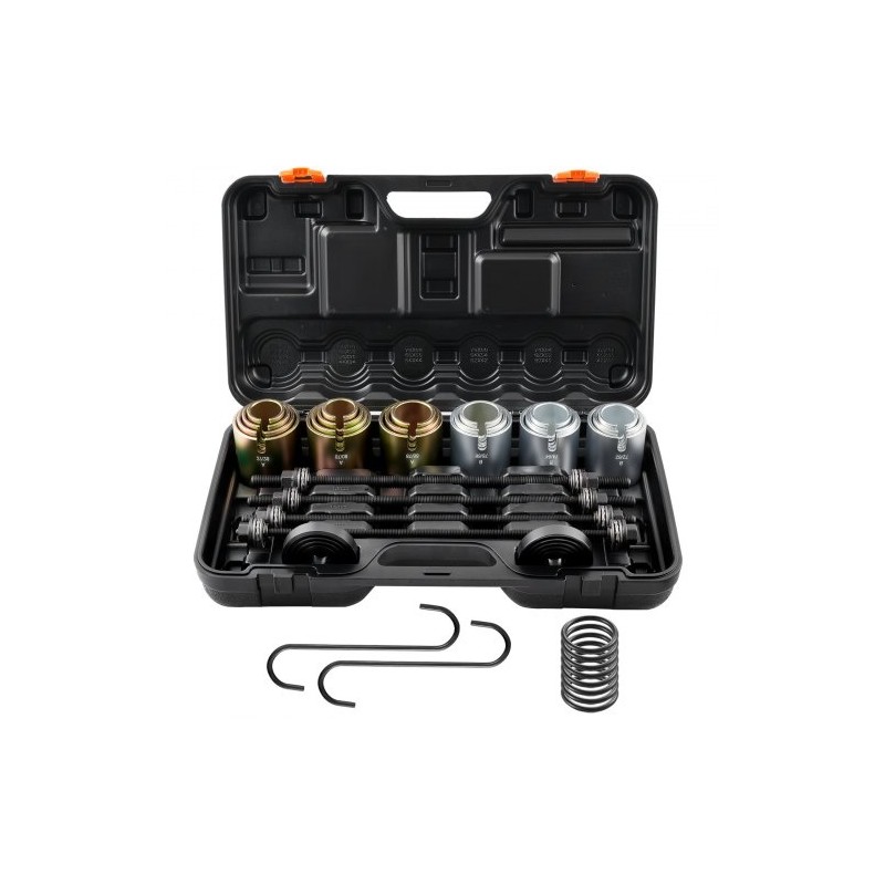 26-osainen holkkien veto- ja asennussarja teräsosilla henkilöautoihin ja hyötyajoneuvoihin