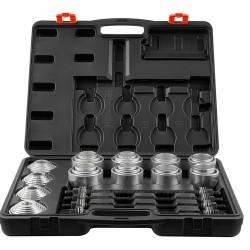 36-osainen holkkien ja laakerien irrotus- ja asennussarja teräs M10-M16 henkilöautoihin ja hyötyajoneuvoihin
