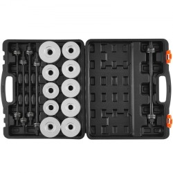 Holkkilaakerin irrotus ja asennussarja 27 osaa holkit terästä kantolaukussa