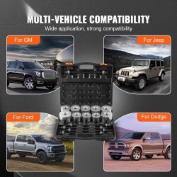 Holkkilaakerin irrotus ja asennussarja 27 osaa holkit terästä kantolaukussa