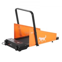 Sähköinen koirien juoksumatto hiiliteräsrunkoinen Oxford-kangas 200 paunaa taitettava U-muotoinen kaari