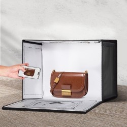 Valolaatikko 410×300×305 mm säädettävä värilämpötila 3000–5600K 6 taustaa USB-virtalähde