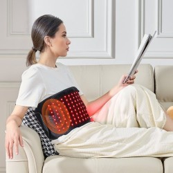 Punavalovyö neopreenikankaasta vyötärölle 660 nm ja 850 nm 112 LED 3000 mAh