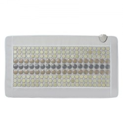 Kaukoinfrapunainen selän lämpötyyny PU-nahka 132 jadekiveä 54 turmaliinikiveä 1000 x 550 mm