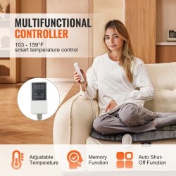 Infrapunalämpömatto PU-nahkainen 1780×604 mm koko keholle 96 jadekiveä 72 turmaliinikiveä