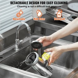 Sähköinen pöytämallinen lihamylly ruostumatonta terästä 700 W 4,2 kg/min 3 makkarasuutinta