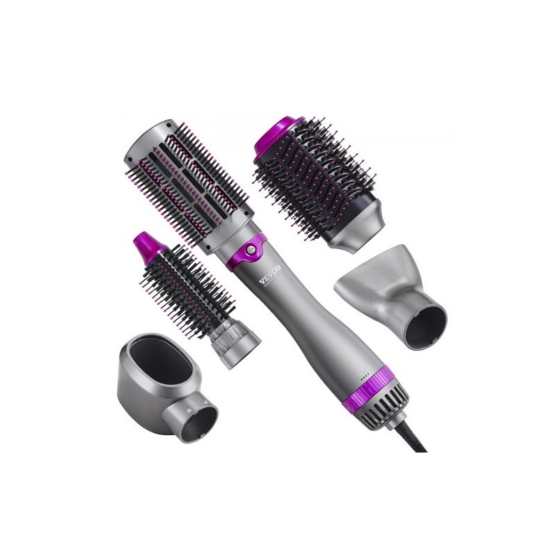 Hiustenkuivausharja viisi toimintoa keraaminen pinnoite ionitekniikka kolme harjapäätä kaksi suutinta