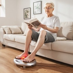 Jalkojen sähköstimulaattori EMS ja TENS 25 ohjelmaa 99 voimakkuustasoa kaukosäädin