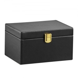 Faraday-laatikko PU-nahka musta 160×130×93 mm 5–8 avainta