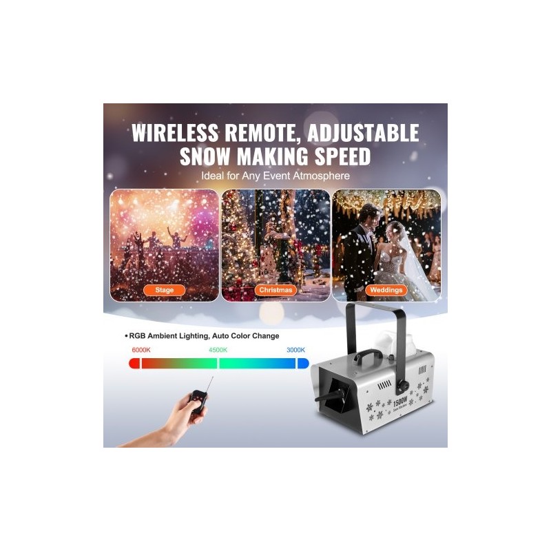 Lumitykki teräsrunko ja polypropeeni 1500 watin 5 litran sisäkäyttöön käsikäyttöinen tai ripustettava