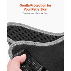 Koiran neopreeninen polvituki XL takapolvinivelle säädettävällä saranalla vasemmalle ja oikealle takajalalle