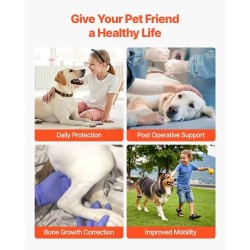 Koiran lonkkatukiliivi hengittävä verkkokangas ja neopreeni XL lonkan ja lantion tukeen