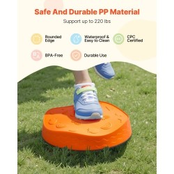 Tasapainokivet PP- ja TPE-muovista 6 kpl liukuestopinnoilla pinottavat sisä- ja ulkokäyttöön