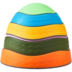 Tasapainokivet PP- ja TPE-muovista 6 kpl liukuestopinnoilla pinottavat sisä- ja ulkokäyttöön