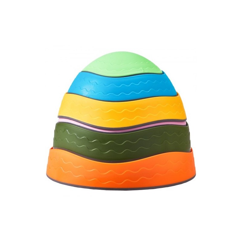 Tasapainokivet PP- ja TPE-muovista 6 kpl liukuestopinnoilla pinottavat sisä- ja ulkokäyttöön