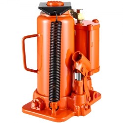 Hydraulinen pullotunkki paineilma avusteinen 12 t teräs 265 505 mm ajoneuvoille