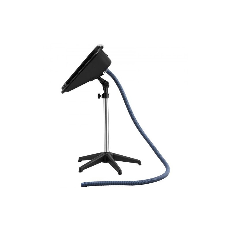 Jalallinen kannettava pesuallas hiusten pesuun säädettävä korkeus ja kallistuskulma kevyt pitkä tyhjennysletku