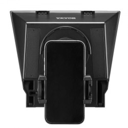 Pöytäteleprompteri 8 tuuman 70 prosenttia läpäisevä heijastuslasi järjestelmäkamera webkamera älypuhelintuki