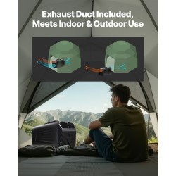 Siirrettävä ilmastointilaite 4000 BTU 3 nopeutta 16–30 °C tummanharmaa