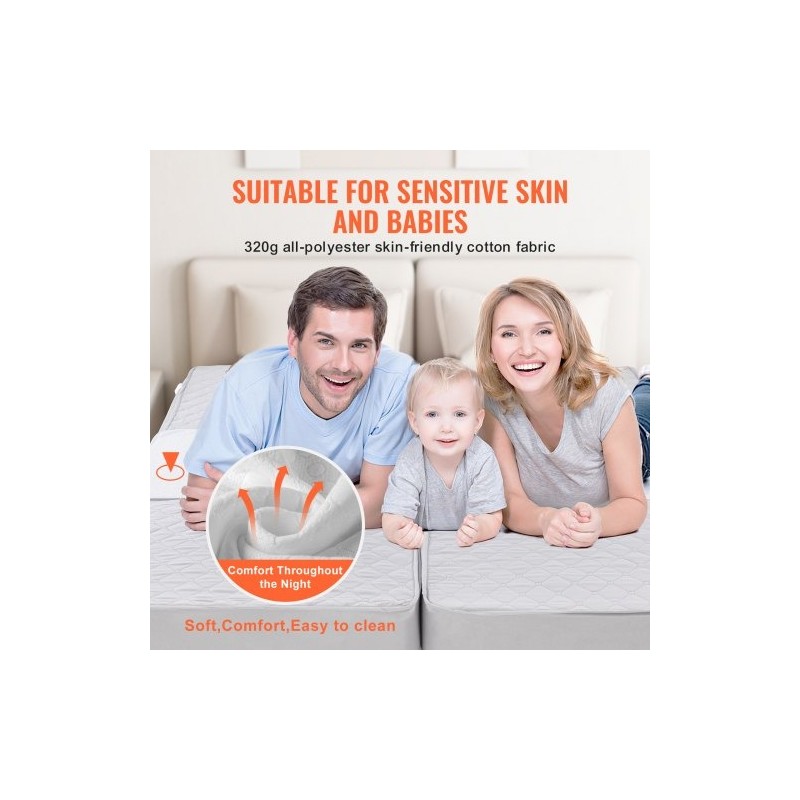 Siltapala 320 g polyesteripuuvilla 2540 x 610 mm 25D-muistivaahdolla parivuoteeseen